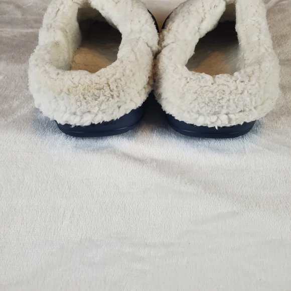 Crocs Dual Comfort Navy Blue Rubber Clog Shoes Size Men's 6/Women's 8 - Picture 6 of 7